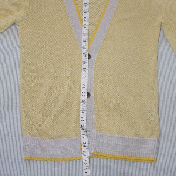 Armani Exchange cotton/linen cardigan medium - Picture 2 of 10